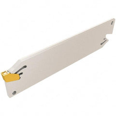 Iscar - Arbor Hole Connection, 0.106" Cutting Width, 20mm Depth of Cut, 100mm Cutter Diam, 22mm Hole Diam, 12 Tooth Indexable Slotting Cutter - SGSA Toolholder, GSAN 3 Insert, Right Hand Cutting Direction - Eagle Tool & Supply