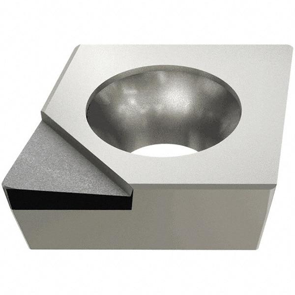 Iscar - CCMT2-1 D Grade ID5 Polycrystalline Diamond (PCD) Turning Insert - Uncoated, 80° Diamond, 1/4" Inscr Circle, 3/32" Thick, 1/64" Corner Radius - Eagle Tool & Supply