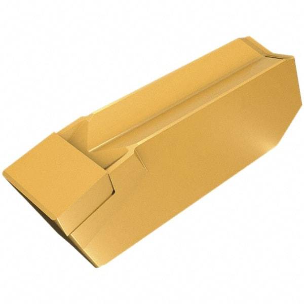 Iscar - 300K020GITM K Grade IB10H, 3mm Cutting Width PCBN Grooving Insert - 0.3mm Max Depth of Cut, Neutral, 0.2mm Corner Radius, Uncoated - Eagle Tool & Supply