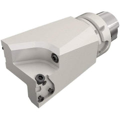 Iscar - 130mm Head Length, Modular Grooving Blade Holder Head - System Size HSK A63WH, Through Coolant - Eagle Tool & Supply
