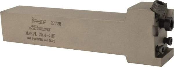 Iscar - MAHP, External, Left Hand, Indexable Grooving Tool Holder - 1" Shank Height, 1" Shank Width, 5-1/2" OAL, Through Coolant - Eagle Tool & Supply