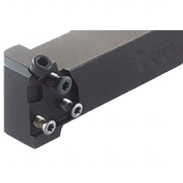 Iscar - MAH, External, Right Hand, Indexable Grooving Tool Holder - 25mm Shank Height, 25mm Shank Width, 130mm OAL - Eagle Tool & Supply