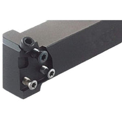 Iscar - MAH, External, Right Hand, Indexable Grooving Tool Holder - 25mm Shank Height, 25mm Shank Width, 130mm OAL - Eagle Tool & Supply