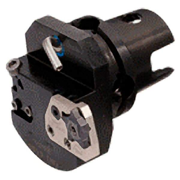 Iscar - 45mm Head Length, Modular Grooving Blade Holder Head - Right Hand Cut, System Size IM63, Through Coolant - Eagle Tool & Supply