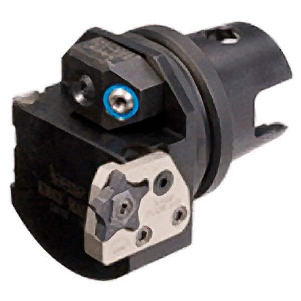 Iscar - 47mm Head Length, Modular Grooving Blade Holder Head - Right Hand Cut, System Size IM50, Through Coolant - Eagle Tool & Supply