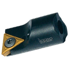 Iscar - Right Hand Cut, 0.689" Min Bore Diam, Size 10-2 Carbide Modular Boring Cutting Unit Head - 1.17" Max Bore Depth, Through Coolant, Compatible with TCGT-AS, TCMT (CBN), TCMT (PCD), TCMT-PF, TCMT-SM - Eagle Tool & Supply