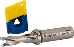 Iscar - 12mm to 12.4mm Diam, 3xD, 36mm Max Depth, 16mm Shank Diam, 101mm OAL, Replaceable-Tip Drill - FCP, ICK, ICK-2M, ICM, ICN, ICP, iCP-2M Insert, 12 Seat Size, 45390713 Toolholder, Series SumoCham - Eagle Tool & Supply