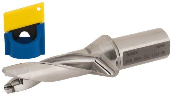 Iscar - 0.984" to 1.02" Diam, 3xD, 2.95" Max Depth, 1-1/4" Shank Diam, 6.87" OAL, Replaceable-Tip Drill - FCP, ICK, ICK-2M, ICM, ICN, ICP, iCP-2M Insert, 25 Seat Size, 45391372 Toolholder, Series SumoCham - Eagle Tool & Supply