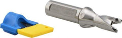 Iscar - 0.669" to 0.705" Diam, 1.5xD, 1" Max Depth, 3/4" Shank Diam, 4.03" OAL, Replaceable-Tip Drill - FCP, ICK, ICK-2M, ICM, ICN, ICP, iCP-2M Insert, 17 Seat Size, 45391554 Toolholder, Series SumoCham - Eagle Tool & Supply