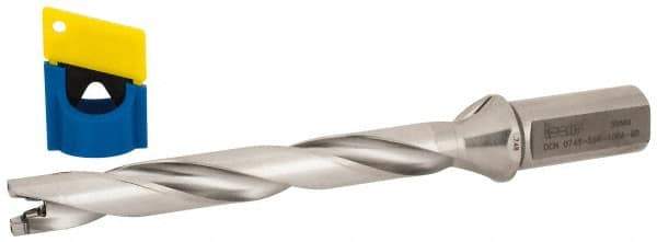 Iscar - 3/4" to 0.783" Diam, 8xD, 5.98" Max Depth, 1" Shank Diam, 9.37" OAL, Replaceable-Tip Drill - FCP, ICK, ICK-2M, ICM, ICN, ICP, iCP-2M Insert, 19 Seat Size, 45391620 Toolholder, Series SumoCham - Eagle Tool & Supply
