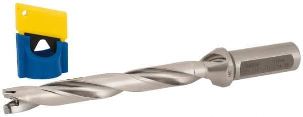 Iscar - 0.591" to 5/8" Diam, 8xD, 4.72" Max Depth, 3/4" Shank Diam, 7.63" OAL, Replaceable-Tip Drill - FCP, ICK, ICK-2M, ICM, ICN, ICP, iCP-2M Insert, 15 Seat Size, 45391711 Toolholder, Series SumoCham - Eagle Tool & Supply