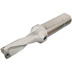 Iscar - 2.95" Max Drill Depth, 3xD, 25mm Diam, Indexable Insert Drill - 2 Inserts, 1-1/4" Shank Diam, Straight Shank - Eagle Tool & Supply