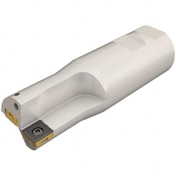 Iscar - 1.13" Max Drill Depth, 1xD, 1-1/8" Diam, Indexable Insert Drill - 2 Inserts, 1-1/4" Shank Diam, Straight Shank - Eagle Tool & Supply