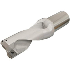 Iscar - 47mm Max Drill Depth, 2xD, 23.5mm Diam, Indexable Insert Drill - 2 Inserts, 25mm Shank Diam, Whistle Notch Shank - Eagle Tool & Supply