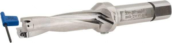 Iscar - 2-3/4" Max Drill Depth, 4xD, 11/16" Diam, Indexable Insert Drill - 2 Inserts, 3/4" Shank Diam, Straight Shank - Eagle Tool & Supply