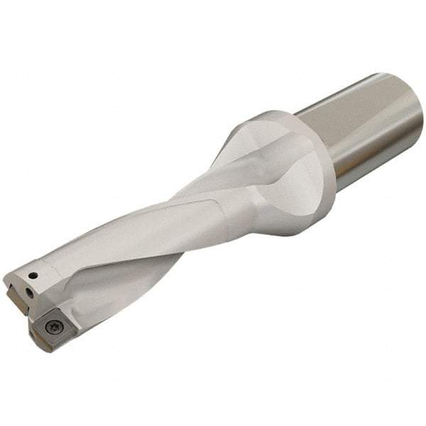 Iscar - 54mm Max Drill Depth, 3xD, 18mm Diam, Indexable Insert Drill - 2 Inserts, 25mm Shank Diam, Whistle Notch Shank - Eagle Tool & Supply