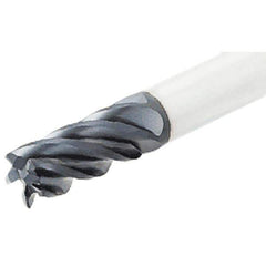 Iscar - 3/4", 5 Flute, Single End, Solid Carbide, 0.04" Corner Radius End Mill - 5" OAL, Right Hand Flute, 1.87" LOC, Right Hand Cut - Eagle Tool & Supply