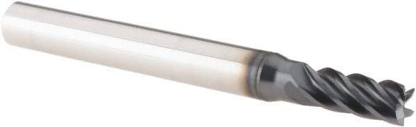 Iscar - 5mm, 5 Flute, Single End, Solid Carbide, 0.2mm Corner Radius End Mill - 57mm OAL, Right Hand Flute, 11mm LOC, Right Hand Cut - Eagle Tool & Supply
