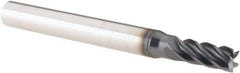 Iscar - 5mm, 5 Flute, Single End, Solid Carbide, 0.2mm Corner Radius End Mill - 57mm OAL, Right Hand Flute, 11mm LOC, Right Hand Cut - Eagle Tool & Supply