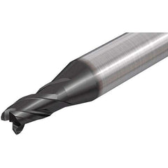 Iscar - 9.7mm, 3 Flute, Single End, Solid Carbide, 0.3mm Corner Radius End Mill - 72mm OAL, 38° Helix, Right Hand Flute, 11mm LOC, Right Hand Cut - Eagle Tool & Supply