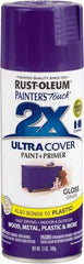 Rust-Oleum - Grape, Gloss, Enamel Spray Paint - 8 Sq Ft per Can, 12 oz Container, Use on Multipurpose - Eagle Tool & Supply