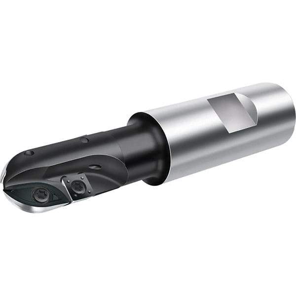 Walter - 40mm Cut Diam, 57mm Max Depth of Cut, 40mm Shank Diam, 190mm OAL, Indexable Ball Nose End Mill - 9,000 Max RPM - Eagle Tool & Supply