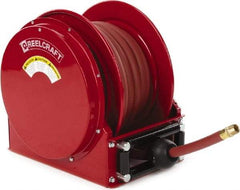 Reelcraft - 50' Spring Retractable Hose Reel - 300 psi, Hose Included - Eagle Tool & Supply