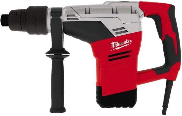 Milwaukee Tool - 120 Volt 1-9/16" Spline Chuck Electric Rotary Hammer - 0 to 3,000 BPM, 0 to 450 RPM - Eagle Tool & Supply