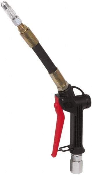 PRO-LUBE - 1/2 Inlet Thread, Steel Oil Control Valve - 8" Long Spout, FNPT Inlet Thread - Eagle Tool & Supply