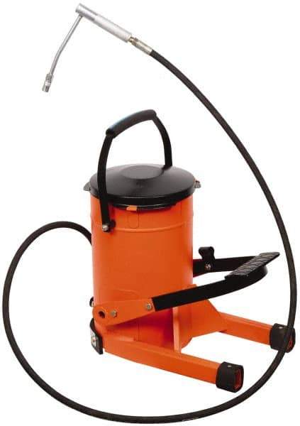 PRO-LUBE - Grease Lubrication 2 Gal/Stroke Flow Steel Lever Hand Pump - For 22.05 Lb Container - Eagle Tool & Supply