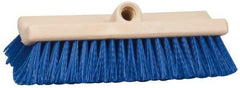 PRO-SOURCE - Polypropylene Scrub Brush - 10" OAL, Blue - Eagle Tool & Supply