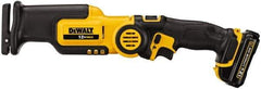 DeWALT - 12V, 0 to 2,700 SPM, Cordless Reciprocating Saw - 9/16" Stroke Length, Lithium-Ion Batteries Included - Eagle Tool & Supply