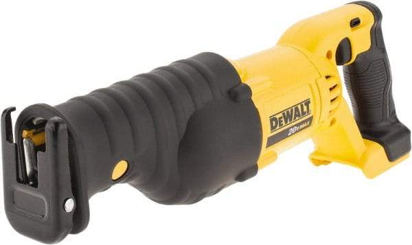 DeWALT - 20V, 0 to 3,000 SPM, Cordless Reciprocating Saw - 1-1/8" Stroke Length, Lithium-Ion Batteries Not Included - Eagle Tool & Supply