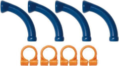 Loc-Line - 1/4" Hose Inside Diam, Coolant Hose Extended Elbow - For Use with Loc-Line Modular Hose System - Eagle Tool & Supply