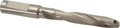 Guhring - 17/32 to 0.551" Diam, 72.6mm Max Depth, 15.88mm Shank Diam, 141mm OAL, Replaceable Tip Drill - HT 800 WP Insert, Series 4108 - Eagle Tool & Supply