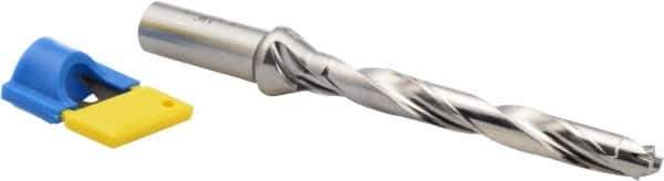 Iscar - 0.591" to 5/8" Diam, 8xD, 4.72" Max Depth, 3/4" Shank Diam, 7.63" OAL, Replaceable-Tip Drill - FCP, ICK, ICK-2M, ICM, ICN, ICP, iCP-2M Insert, 15 Seat Size, 45488194 Toolholder, Series SumoCham - Eagle Tool & Supply