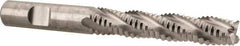 Niagara Cutter - 1/2" Diam, Coarse Pitch, 2-1/2" LOC, 4 Flute Cobalt Roughing Square End Mill - Uncoated, 4-1/2" OAL, 1/2" Shank Diam, Single End, Centercutting, 30° Helix - Eagle Tool & Supply