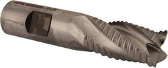 Niagara Cutter - 3/4" Diam, Coarse Pitch, 1-1/4" LOC, 4 Flute Cobalt Roughing Square End Mill - Uncoated, 3-1/2" OAL, 3/4" Shank Diam, Single End, Centercutting, 30° Helix - Eagle Tool & Supply