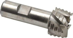 Niagara Cutter - 1-1/4" Diam, Coarse Pitch, 3/4" LOC, 6 Flute Cobalt Roughing Square End Mill - Uncoated, 3" OAL, 3/4" Shank Diam, Single End, 30° Helix - Eagle Tool & Supply