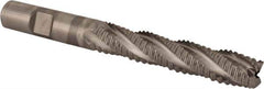 Niagara Cutter - 1/2" Diam, Coarse Pitch, 2-1/2" LOC, 4 Flute Cobalt Roughing Square End Mill - Uncoated, 4-1/2" OAL, 1/2" Shank Diam, Single End, 30° Helix - Eagle Tool & Supply