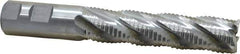 Niagara Cutter - 1" Diam, Coarse Pitch, 4" LOC, 5 Flute Cobalt Roughing Square End Mill - Uncoated, 6-1/2" OAL, 1" Shank Diam, Single End, 30° Helix - Eagle Tool & Supply