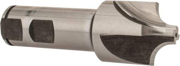 Keo - 3/8" Radius, 1-1/4" Mill Diam, 4 Flute Cobalt Corner Rounding End Mill - Single End, Uncoated, 3/8" Tip Diam, 3-3/4" OAL, 7/8" Shank Diam - Eagle Tool & Supply