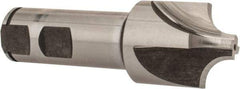 Keo - 3/8" Radius, 1-1/4" Mill Diam, 4 Flute Cobalt Corner Rounding End Mill - Single End, Uncoated, 3/8" Tip Diam, 3-3/4" OAL, 7/8" Shank Diam - Eagle Tool & Supply
