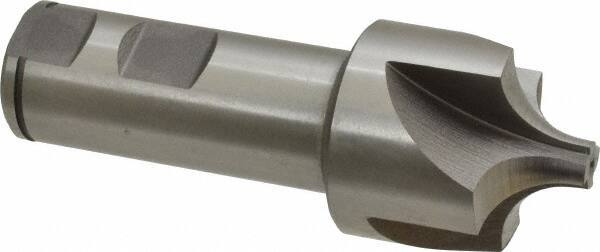 Keo - 1/2" Radius, 1-1/2" Mill Diam, 4 Flute Cobalt Corner Rounding End Mill - Single End, Uncoated, 3/8" Tip Diam, 4-1/8" OAL, 1" Shank Diam - Eagle Tool & Supply
