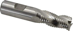 Niagara Cutter - 3/4" Diam, Coarse Pitch, 1-1/2" LOC, 3 Flute Cobalt Roughing Square End Mill - Uncoated, 3-3/4" OAL, 3/4" Shank Diam, Single End, Centercutting, 36° Helix - Eagle Tool & Supply