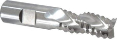 Niagara Cutter - 3/4" Diam, Coarse Pitch, 1-1/2" LOC, 3 Flute Cobalt Roughing Square End Mill - Uncoated, 3-3/4" OAL, 3/4" Shank Diam, Single End, Centercutting, 36° Helix - Eagle Tool & Supply