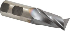 Niagara Cutter - 1", 1-5/8" LOC, 1" Shank Diam, 4-1/8" OAL, 2 Flute, Cobalt Square End Mill - Single End, TiCN Finish, Spiral Flute, 30° Helix, Centercutting, Right Hand Cut, Right Hand Flute, Series SP205 - Eagle Tool & Supply