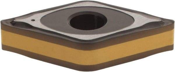 Iscar - DNMG432 F3P Grade IC8150 Carbide Turning Insert - TiCN/Al2O3/TiCN/TiN Finish, 55° Diamond, 1/2" Inscr Circle, 3/16" Thick, 1/32" Corner Radius - Eagle Tool & Supply