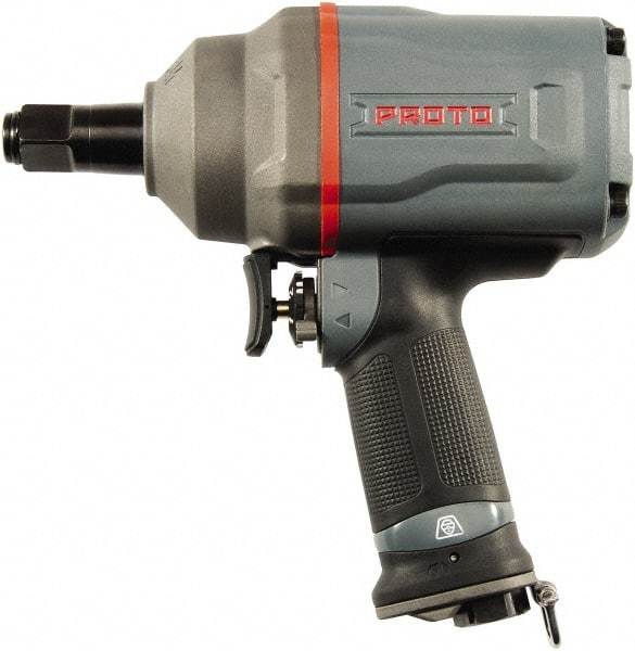 Proto - 3/4" Drive, 5,300 RPM, 1,560 Ft/Lb Torque Impact Wrench - Pistol Grip Handle, 950 IPM, 5.1 CFM, 90 psi, 3/8" NPT Inlet - Eagle Tool & Supply