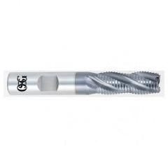 1 x 1 x 2 x 4-1/2 5 Fl HSS-CO Roughing Non-Center Cutting End Mill -  TiCN - Eagle Tool & Supply